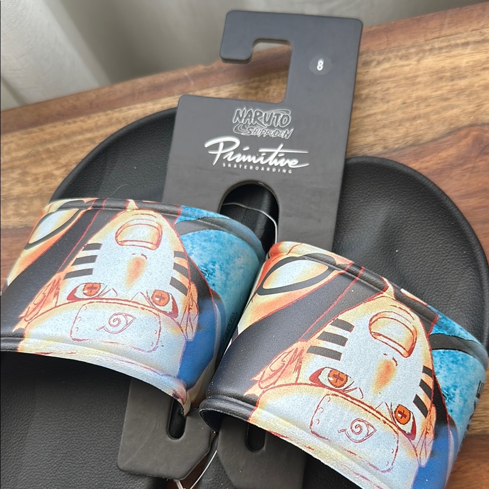 Primitive Naruto Black Slides
